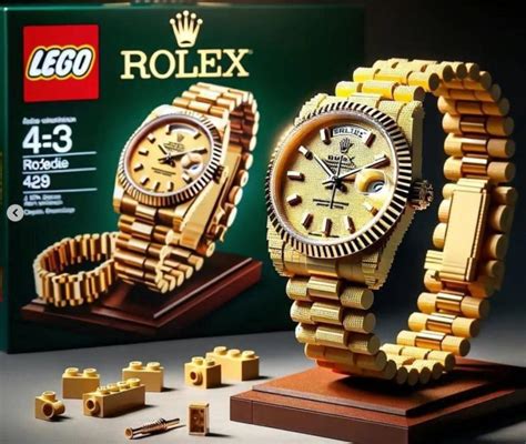 lego watches rolex|rolex lego real.